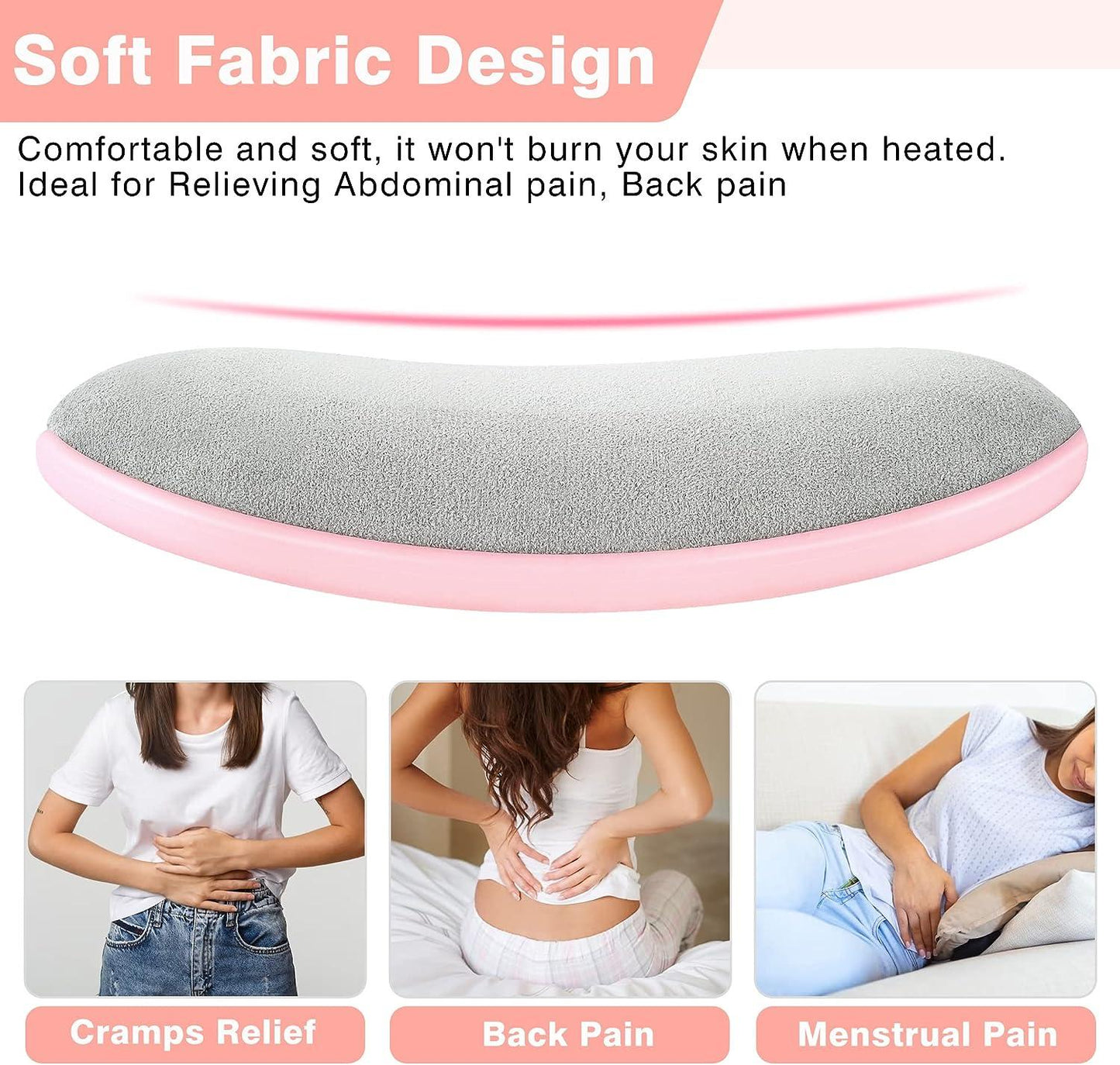 Poyams Period Cramps Heating Pad Massager - Relief from Period Cramp